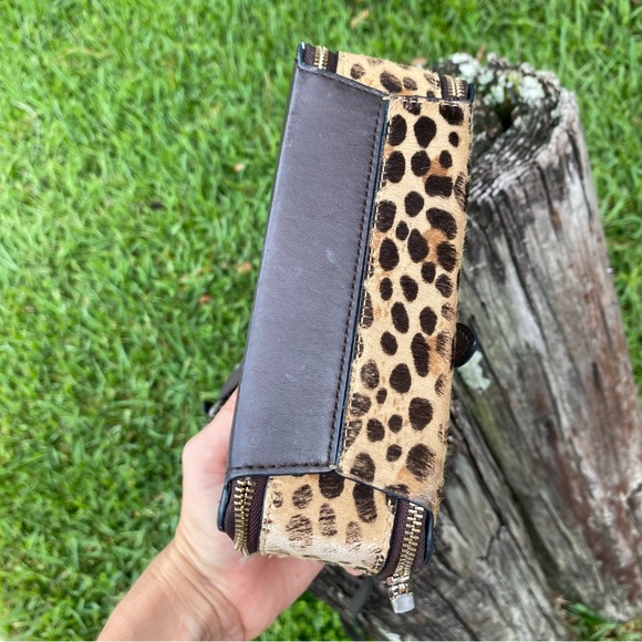 Kate Spade Mini Purse Cheetah Print Fur Crossbody - Picture 4 of 17